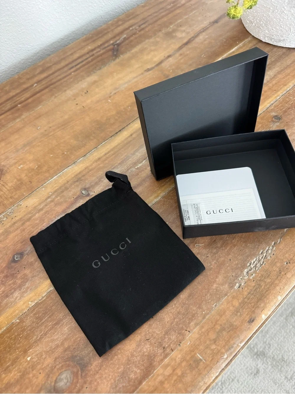 Gucci drawstring accessory